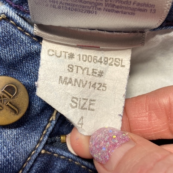 NYDJ Marilyn Straight High Rise Straight Leg Dark Wash Lift Tuck Denim Jeans - Picture 9 of 16